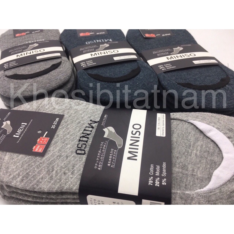 Combo 5 Đôi Tất Lười Mini Kháng Khuẩn - Khử Mùi ( giá sỉ )