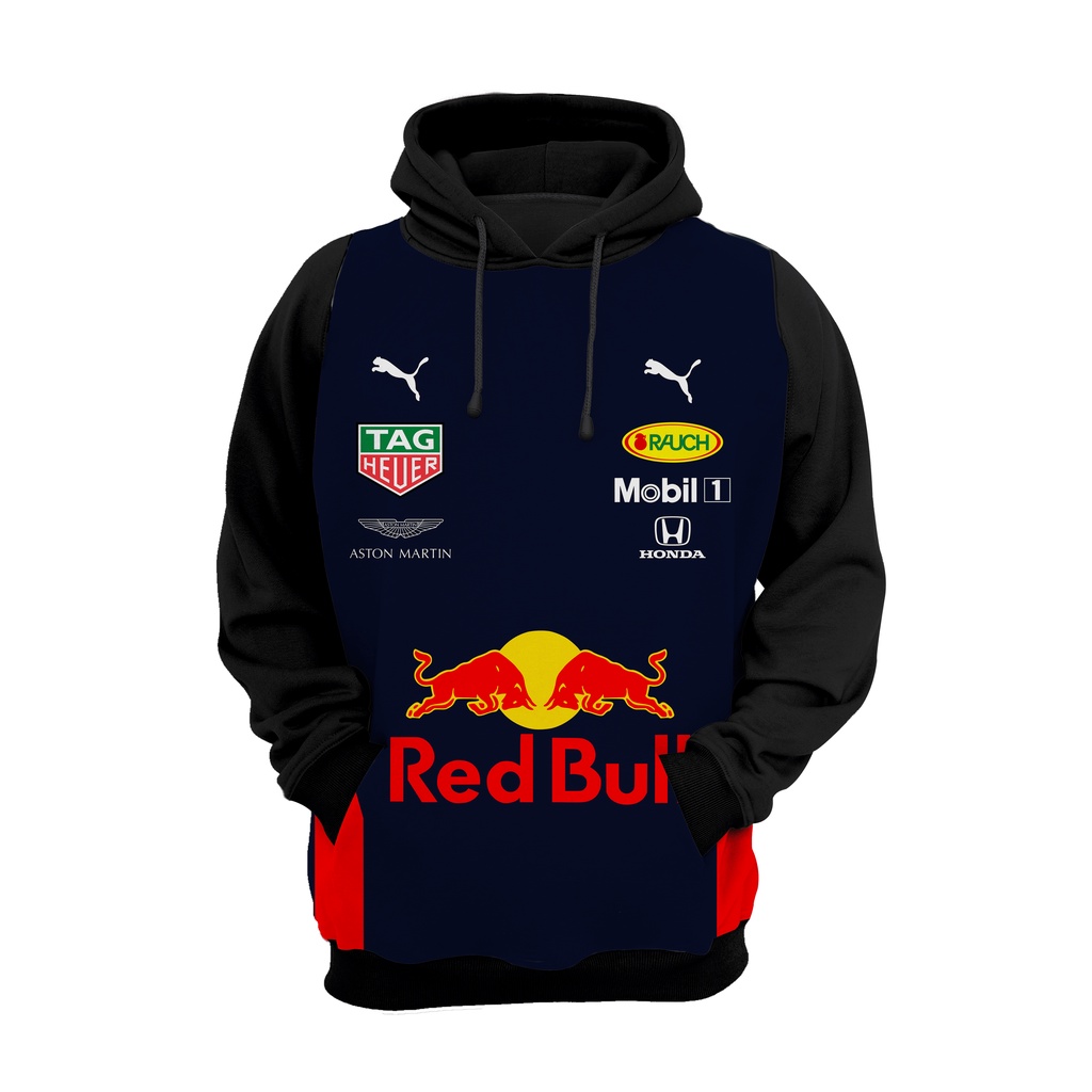 Áo Khoác Hoodie Thể Thao In Họa Tiết Red Bull F1Motociclismo Esport Thời Trang Mùa Đông