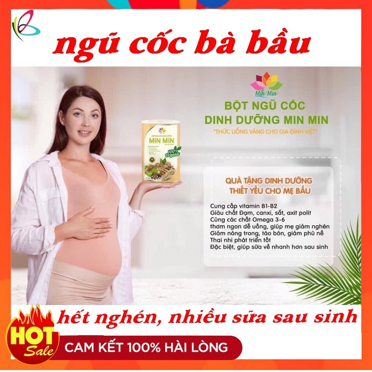 BỘT NGŨ CỐC LỢI SỮA MIN MIN, NGŨ CỐC LỢI SỮA, NGŨ CỐC DINH DƯỠNG CAO CẤP MIN MIN 29 LOẠI HẠT