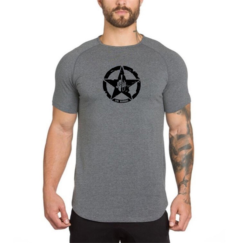 Mới Áo Thun Nam Tay Ngắn Cổ Tròn Có In Hình Thời Trang Phong Cách