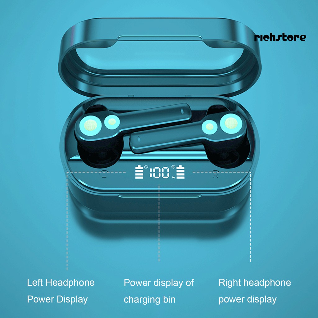Tai Nghe Bluetooth 5.0 Siêu Bass Chống Ồn Có Thể Sạc Được