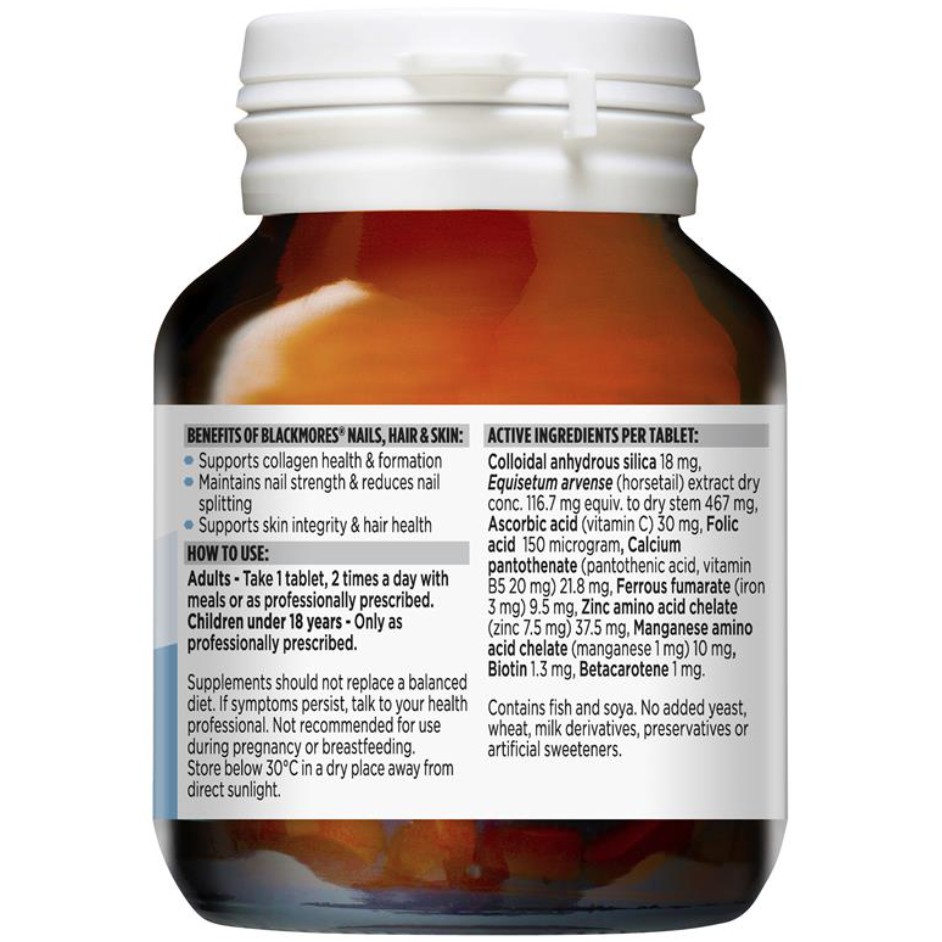 VIÊN UỐNG BLACKMORES NAILS, HAIR, SKIN ÚC 60 VIÊN | Thế Giới Skin Care