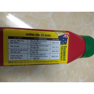 Phân bón lá SEASOL - Chai 250ml