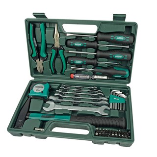 (Hàng Đức) Set dụng cụ sửa chữa Mannesmann Werkzeuge M29032 Werkzeugkoffer, 47-teilig, 47 món