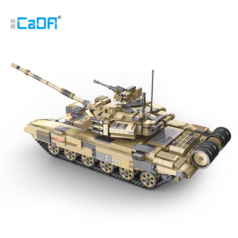 Bộ Đồ Chơi Lắp Ghép Kiểu LEGO Mô Hình Xe Tăng Điều Khiển RC T90 TANK CaDa C61003 Với 1722 Chi Tiết