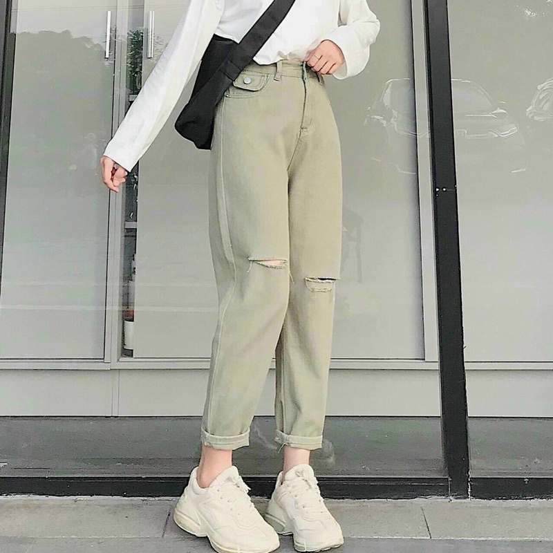 Quần nữ kaki, quần dài nữ ống ôm màu 3 màu size S M L SKUQ-23A