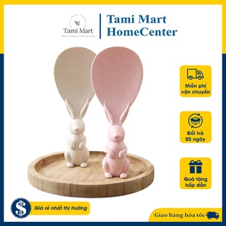 Thìa Múc Cơm Chống Dính, Muôi Xới Cơm Bằng Nhựa Cao Cấp, Hình Thỏ Dễ Thương, Tiện Dụng, An Toàn Cho Sức Khỏe – Tami Mart