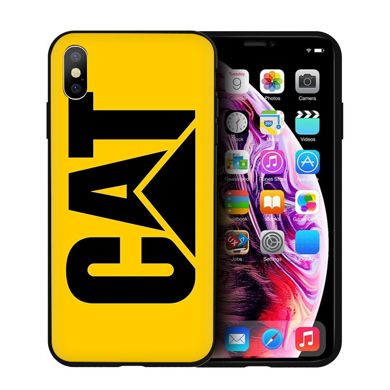 Ốp Lưng Silicon Mềm Hình Logo Caterpillar Cho Iphone 6 6s 7 8 Plus