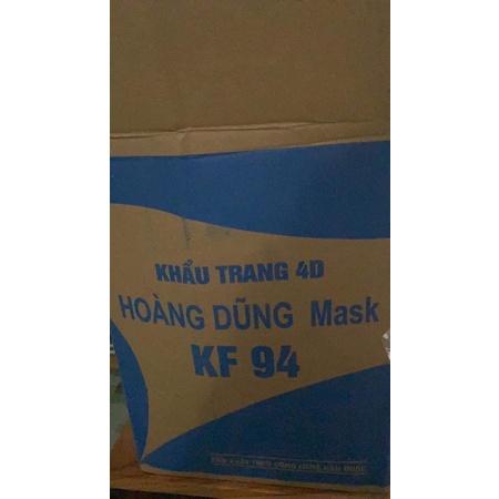 [Thùng 300 cái ] Khẩu trang KF94 Hoàng Dũng,có nhiều màu lựa chọn.