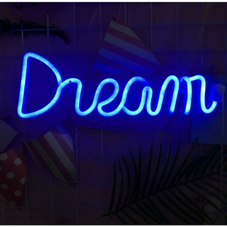 Đèn led chữ dream, decor và trang trí phòng - BINASHOP - LDR001