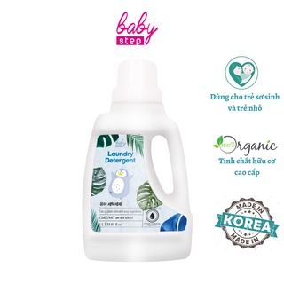 Nước giặt quần áo cho bé hữu cơ cao cấp Baby Step 1000ml hương phấn thơm