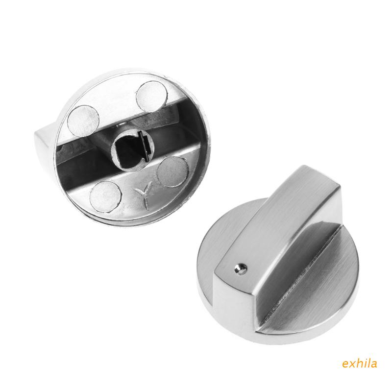 Set 2 núm vặn bếp ga bằng kim loại mới