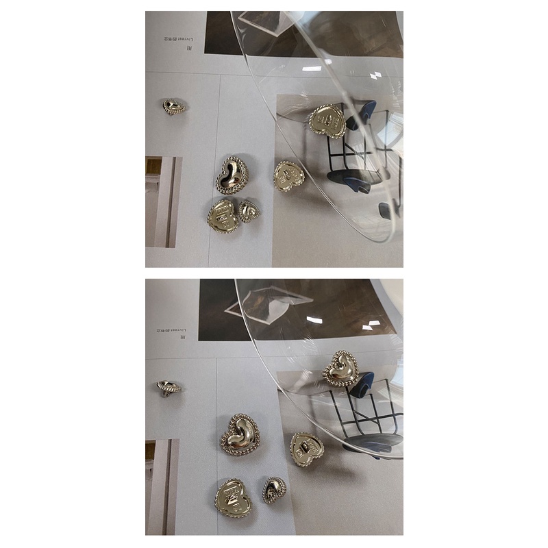 Khuy Măng Sét Kim Loại Hình Trái Tim