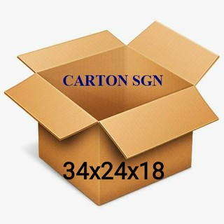 Thùng carton size 34x24x18cm bộ 40 hộp carton