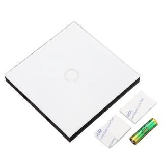 Aodu 433MHz White 1 2 3 Channel 86 Wall Touch Remote Control Switch Wireless RF Transmitter Tempered