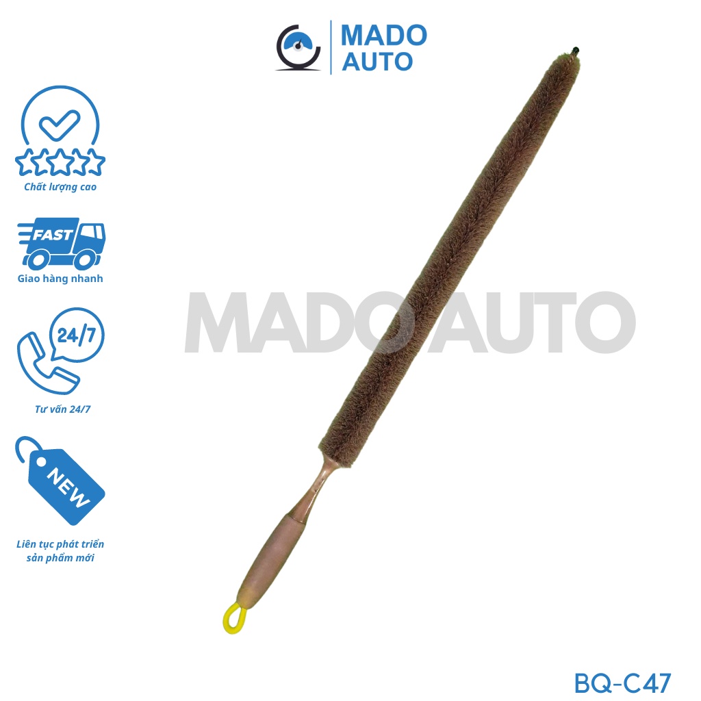 Chổi vệ sinh khoang máy ô tô lõi thép, dài 70cm, có thể uốn cong tuỳ ý MADO AUTO C47