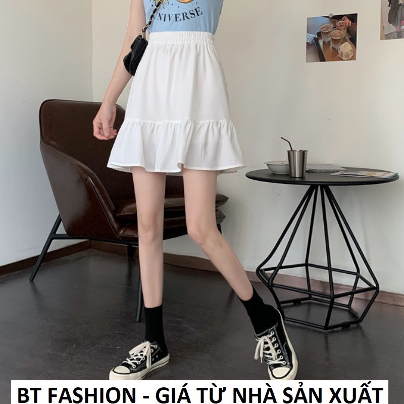 Chân Váy Voan Thời Trang BT Fashion (VA1- ĐUÔI CÁ XUÔNG) - Có quần lót bên trong