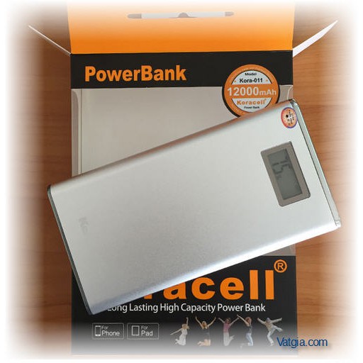 Pin dự phòng Koracell 011- 12000 mAh