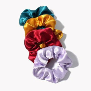 Dây buộc tóc scrunchie hàn quốc phụ kiện tóc cho bé chất vải lụa