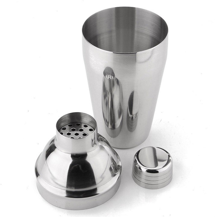 Bình lắc rượu (Cocktail Shaker) bằng Inox 304 Cao cấp-Dụng cụ pha trà sữa, shochu, quầy bar