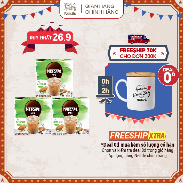 Cà phê sữa Nescafé Dolce Gusto – Café Au Lait hộp 144g (16 viên nén)