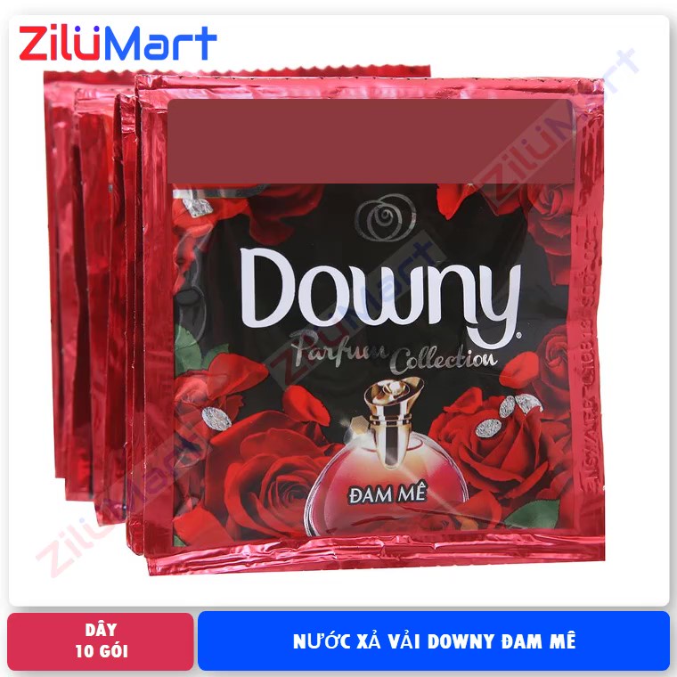 Dây 10 gói nước xả vải Downy Parfum Collection đam mê loại 20ml