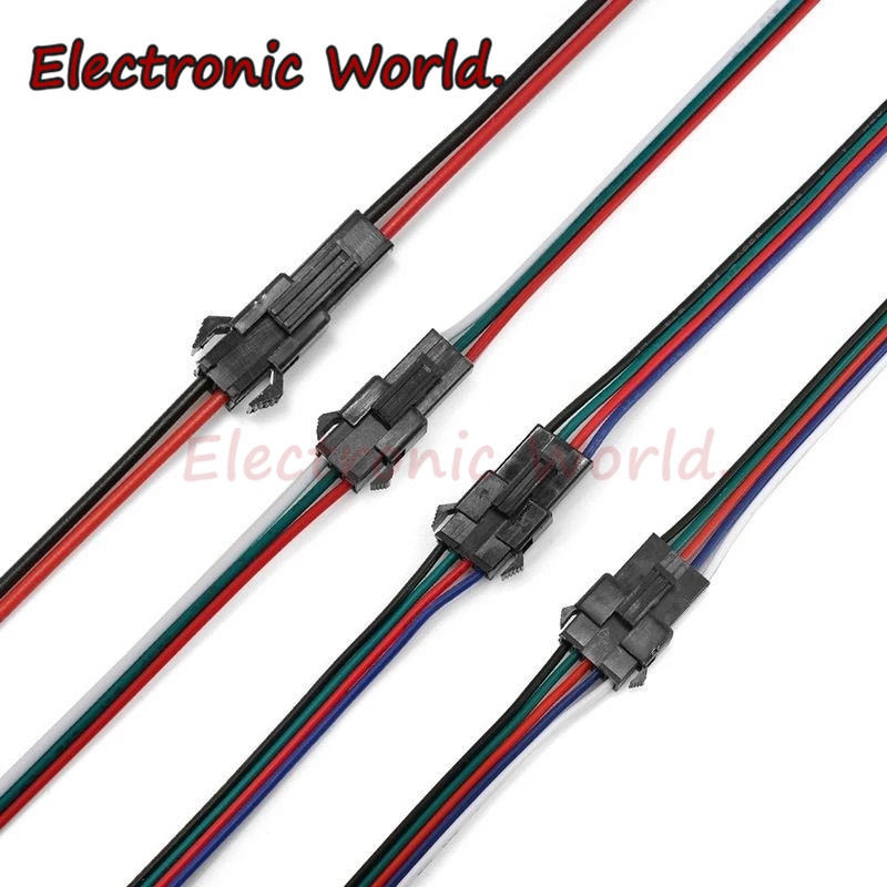 Cặp Đầu Nối Dây Dẫn Điện Tử 20CM Có Đèn LED