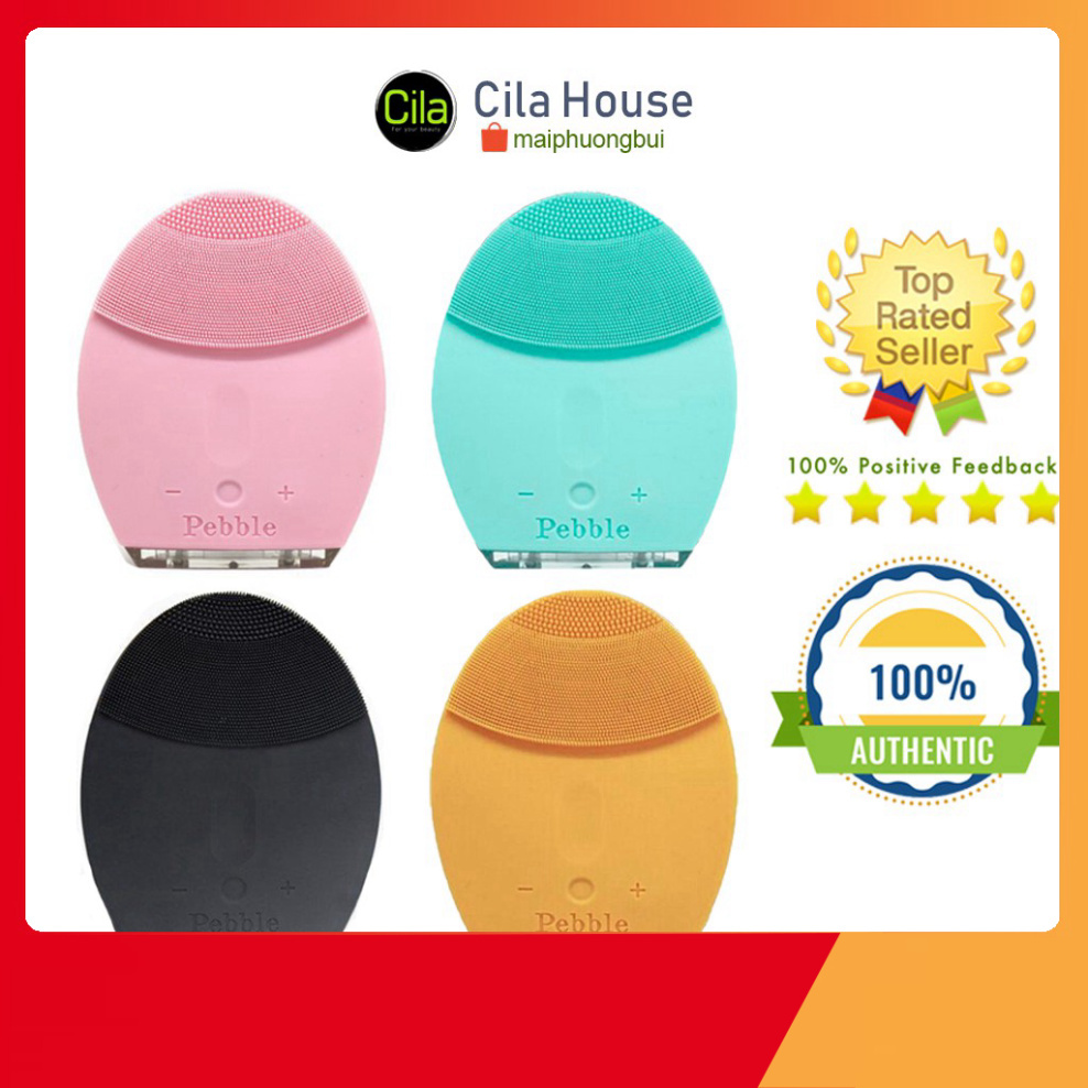 SALE HẠ NHIỆT  Máy rửa mặt Pebble Lisa chính hãng có phiếu bảo hành - Cila House CHỈ HÔM NAY