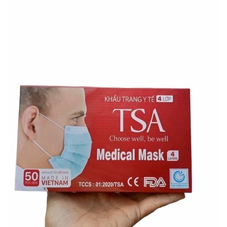 Khẩu Trang Y Tế, Khẩu Trang Chất Lượng Cao, Khẩu Trang TSA, Khẩu Trang 4 Lớp