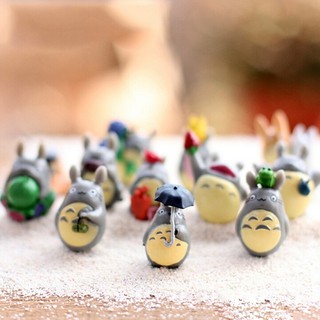 12Pcs/Set My Neighbor Totoro Mini Figure DIY Moss Micro Landscape Gift Toys