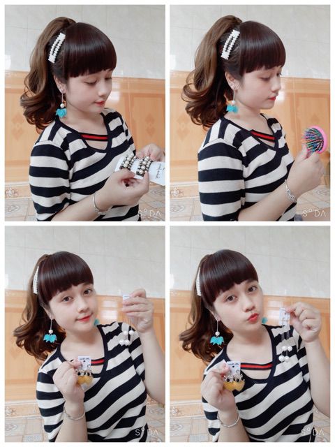 Tóc mái giả ngố 💄 FREESHIP 💄 mái ngố dày