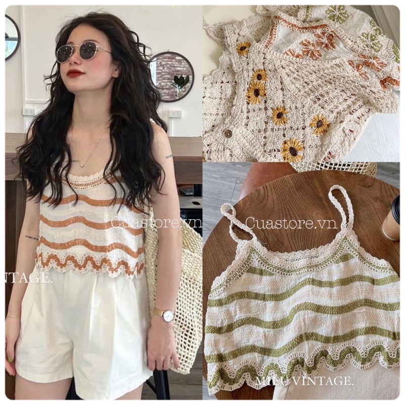 Áo 2s len lưới móc hàng Quảng Châu chuẩn l1 - Cuastore.vn