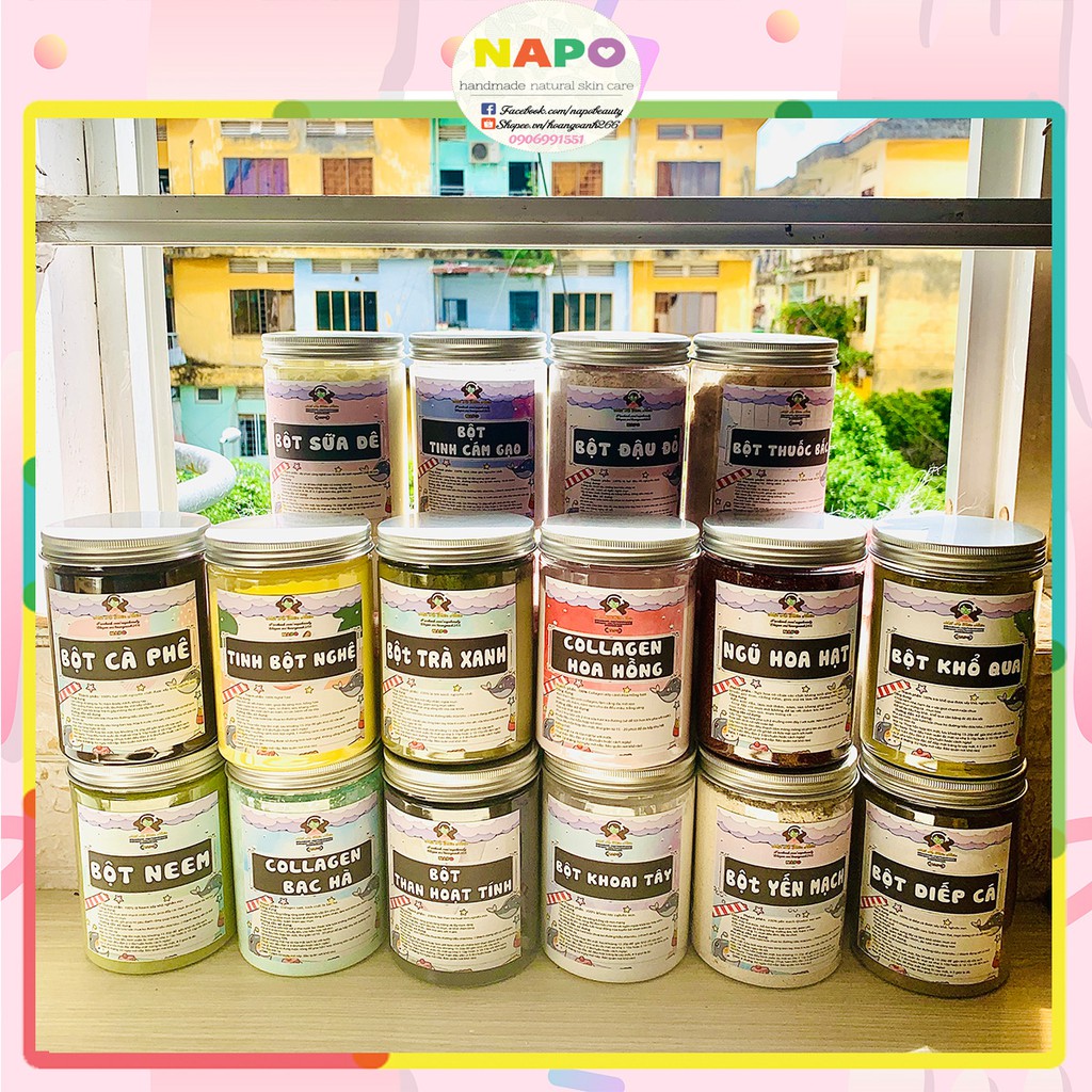 Hũ Mới -16 Loại Bột Thiên Nhiên Handmade