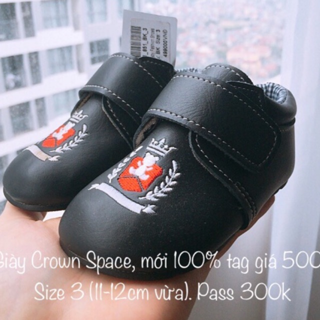 Giày Crown space bé trai- Ảnh thật