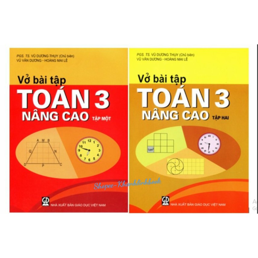 Sách - Vở bài tập Toán 3 nâng cao - tập 1 + Tập 2