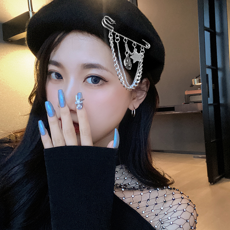 Trâm Cài Áo Hình Ngôi Sao Mặt Cười Thời Trang