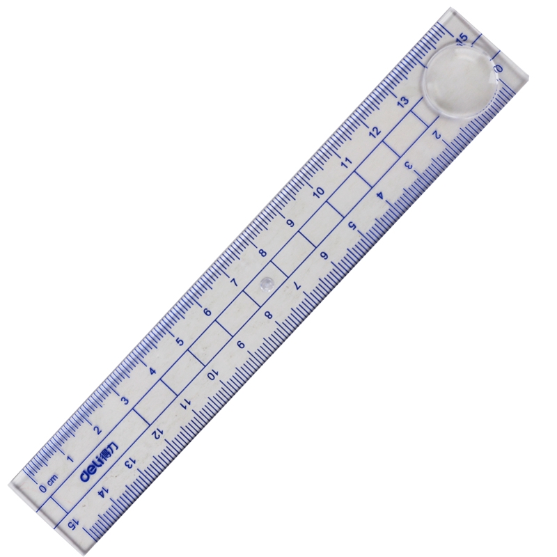 Bộ 4 Thước Kẻ Nhựa Deli 9597 Đa Năng Cho Học Sinh