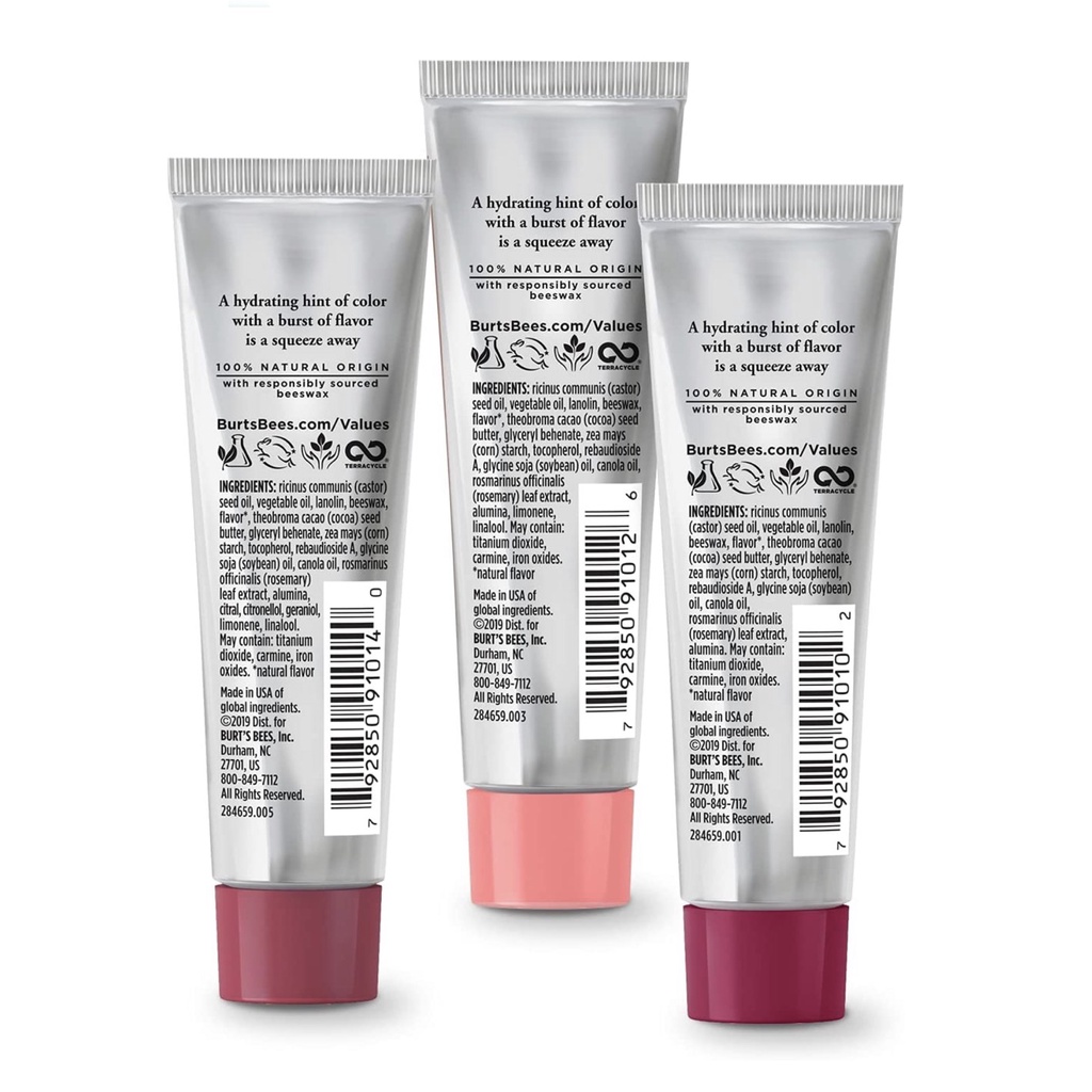 Son dưỡng có màu dạng tuýp Burt’s Bee Squeezy Tinted Balm 12.1g