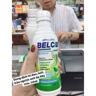 nước bao tử belcid 240ml thái lan