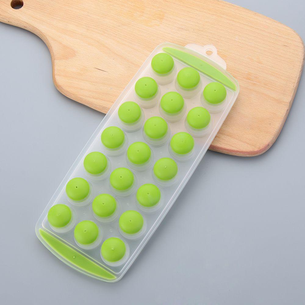 Khuôn Silicone Làm Đá Viên 21 Ô Tròn Dễ Dàng