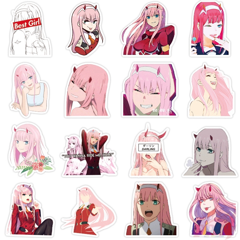 ❉ DARLING in the FRANXX - Series 02 Anime Stickers ❉ 50Pcs/Set Waterproof Fashion DIY Decals Doodle Stickers