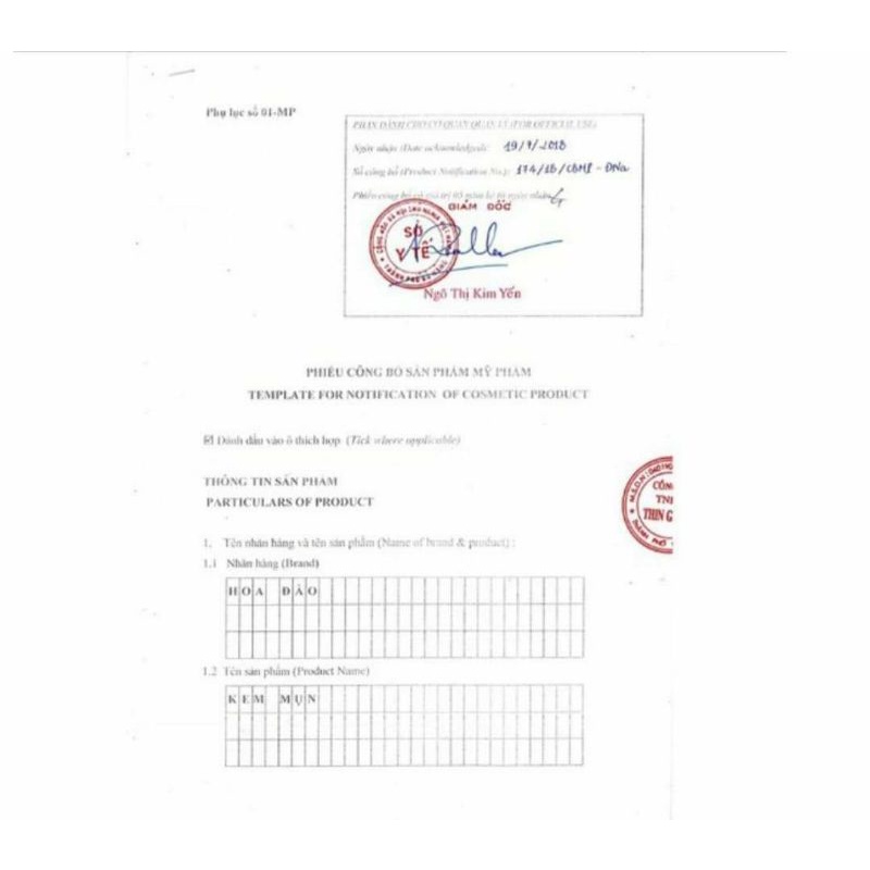 Kem Mụn Hoa Đào Thinggroup Chính Hãng