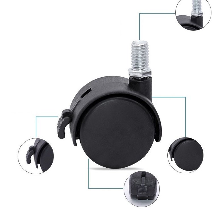 Combo 8 Bánh xe văn phòng Bánh xe quạt hơi nước Nguyên Việt chạy êm, bền chắc