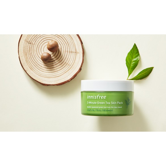 Mặt nạ 3 phút từ trà xanh Innisfree 3-minute Green Tea Skin Pack