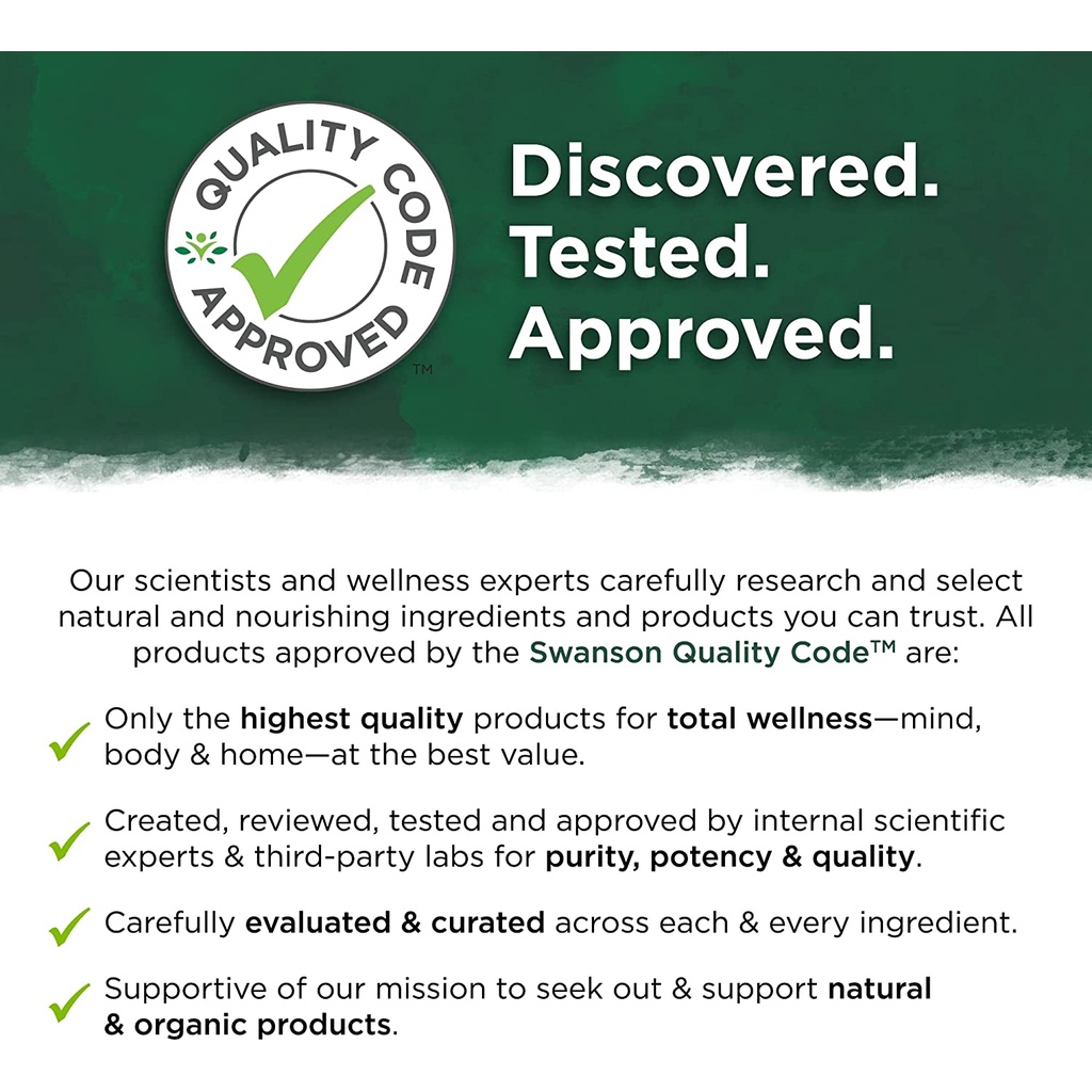 Swanson Adrenal Glandular Bovine Glandular 350mg - Viên uống hỗ trợ chức năng tuyến thượng thận 60 viên