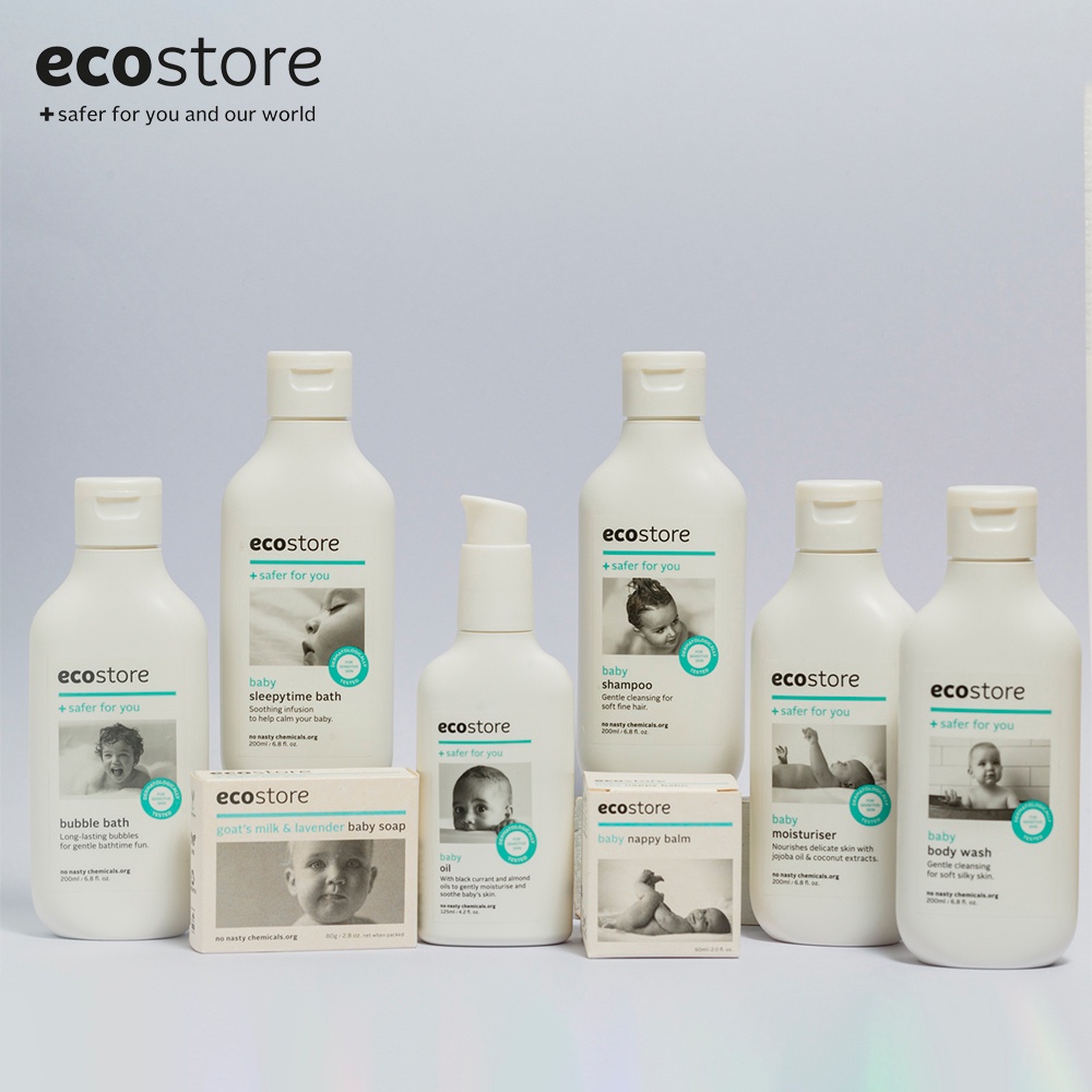 Ecostore Sữa tắm cho bé gốc thực vật Ecostore 200ml ((Dùng được cho bé từ 0 tháng tuổi)