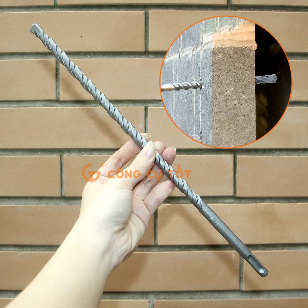 Mũi khoan xuyên tường 310mm Soyi Φ22mm