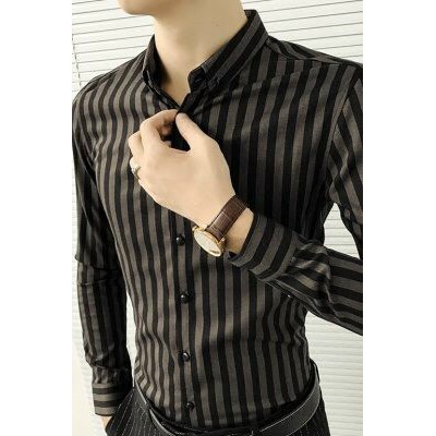 Áo Somi Nam Kẻ Sọc Juveno Cao Cấp Nhiều Màu, Chất Đẹp, Không Bai Xù, Đủ Size 45-78Kg | BigBuy360 - bigbuy360.vn