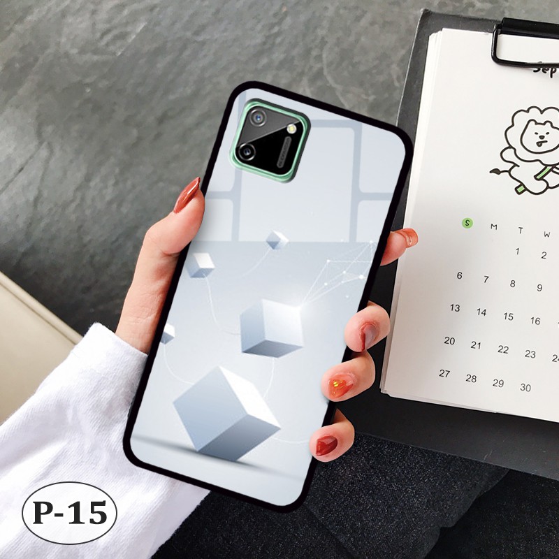 Ốp lưng kính Realme C11- hình 3D