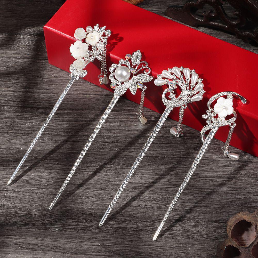 Trâm Cài Tóc Hình Hoa Phong Cách Retro Tinh Tế